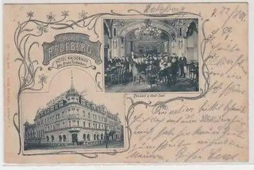 49414 Mehrbild Ak Gruß aus Radeberg Hotel Kaiserhof 1901