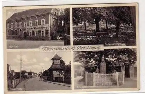 51195 Mehrbild-Ak Gasthof Kleinsteinberg Bez. Leipzig 1943