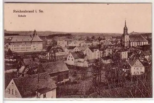 44514 Ak Reichenbrand in Sachsen Schule um 1920