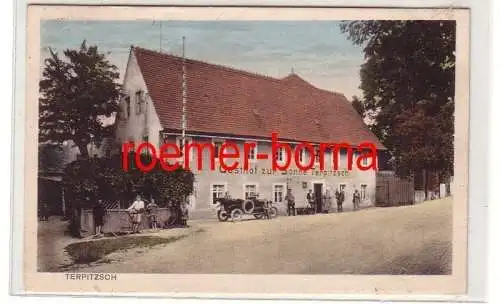 49124 Ak Terpitzsch Gasthof zur Sonne 1930