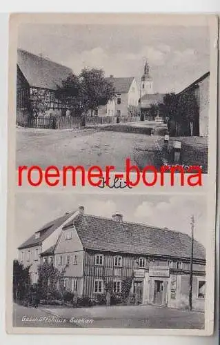 29549 Mehrbild Ak Klix Dorfstraße, Geschäftshaus Buckan 1957