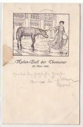 12/36 Ak Leipzig Mulus Ball der Thomaner 1909