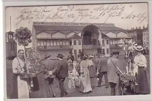 29/4 Ak Leipzig Kleinmesse Festwirt Zeisner 1907