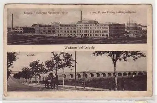 3/8 Mehrbild Ak Wahren bei Leipzig Viadukt usw. 1916