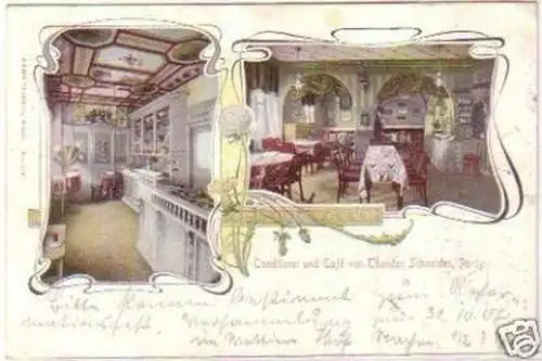 24852 Ak Penig Conditorei und Café Schneider 1909