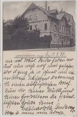 1/85 Ak Leipzig Reudnitz Lilienstraße 2 von 1930