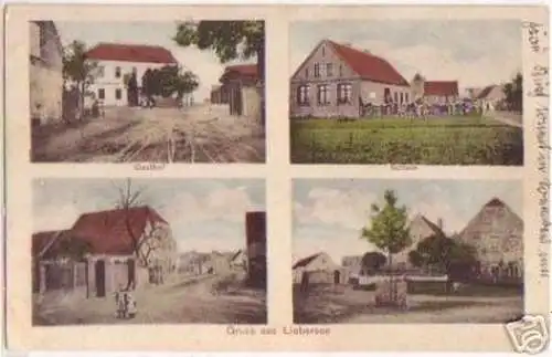 14998 Mehrbild Ak Gruß aus Liebersee Gasthof usw. 1931