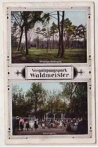 32/155 Ak Leipzig Vergnügungspark Waldmeister um 1910