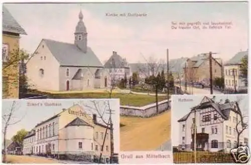 28602 Mehrbild Ak Gruß aus Mittelbach Gasthaus usw.1917