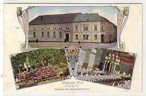 37656 Mehrbild Ak Colditz Gasthaus Wettiner Hof um 1910