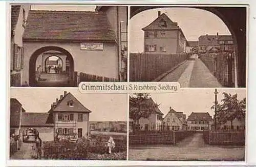 37575 Ak Crimmitschau Kirschberg Siedlung um 1930