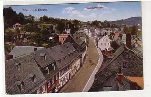 36997 Ak Lössnitz im Erzgebirge Bahnhofstraße um 1910