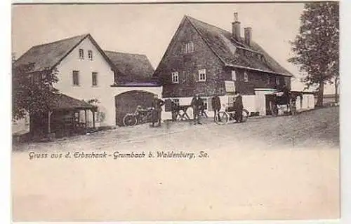 37068 Gruß aus Grumbach bei Waldenburg in Sa. um 1904