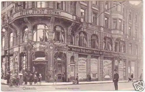 26125 Ak Chemnitz Hotel "Stadt Gotha" 1910