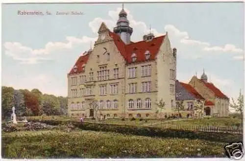 29507 Ak Rabenstein Sachsen Zentral Schule 1911