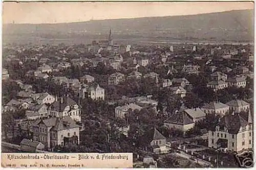 03746 Ak Kötzschenbroda Oberlössnitz v.d. Friedensburg