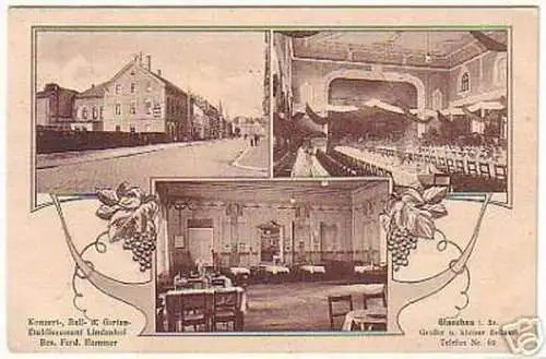 04821 Ak Glauchau in Sa. Etablissement Lindenhof 1933