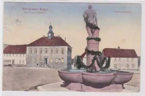 95821 Ak Regis Ratskeller und Halbfaßbrunnen 1913