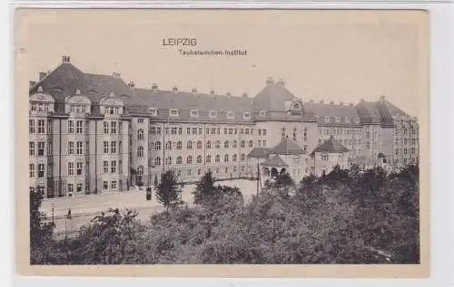 88446 Feldpost Ak Leipzig Taubstummen Institut 1916