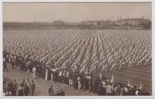 86677 Foto AK 1. Deutsches Arbeiter-Turn und Sportfest in Leipzig 22.-25.07.1922