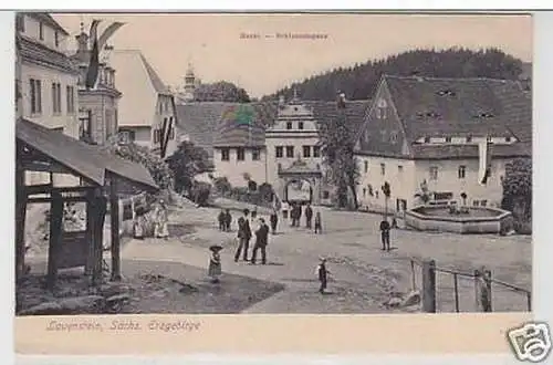 35265 Ak Lauenstein Markt Schlosseingang um 1910