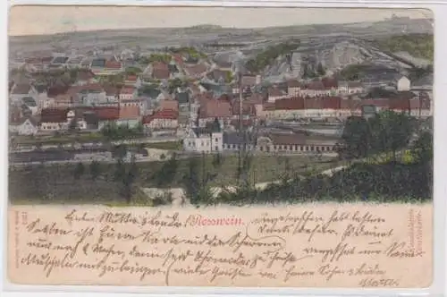 62679 Ak Roßwein Panoramaansicht um 1900