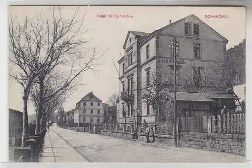 64088 Ak Schandau Hotel Wilhelmshöhe um 1910