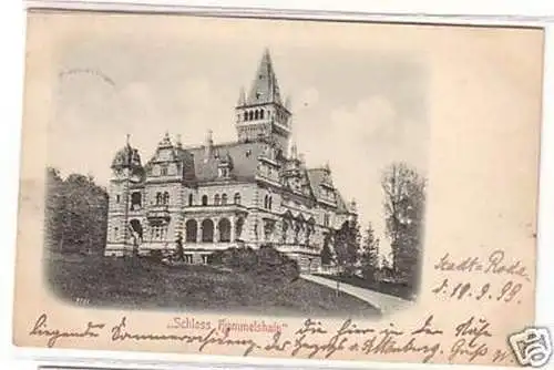 23182 Präge Ak Schloss Hummelshain S.-A. 1899