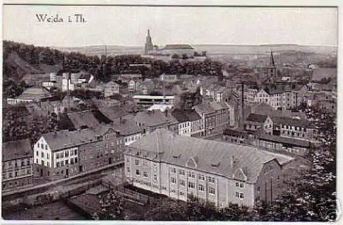 09968 Ak Weida in Thüringen Totalansicht 1932