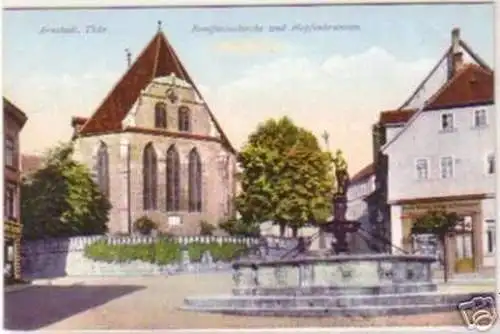 18436 Ak Arnstadt Thüringen Hopfenbrunnen um 1930