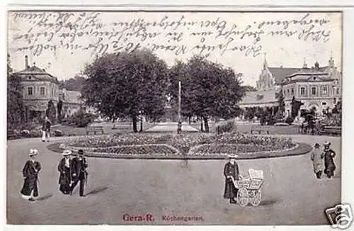 23106 Ak Gera Reuss Küchengarten 1910