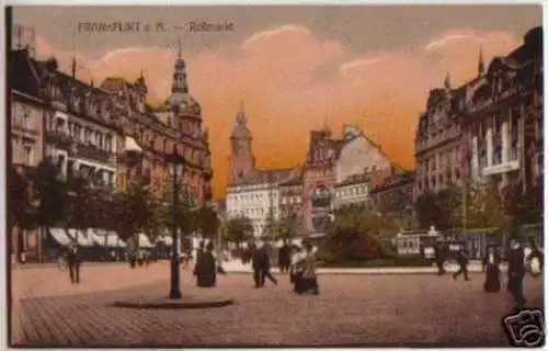 13651 Ak Frankfurt am Main Roßmarkt 1913