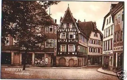 27694 Ak Bensheim an der Bergstraße Hauptstrasse 1931