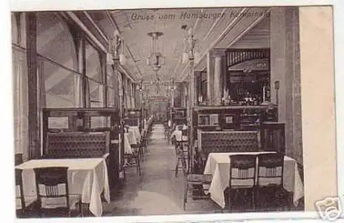 17983 Ak Gruß vom Hamburger Kempinski 1907