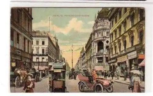 49876 Ak Berlin Friedrichstrasse mit Autoverkehr 1940