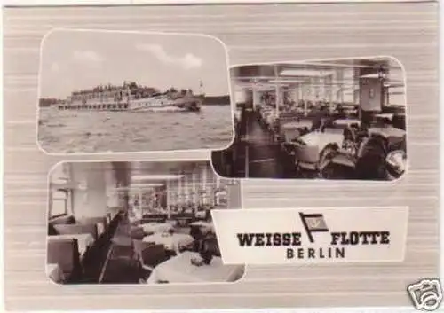 29783 Mehrbild Ak Berlin "Weisse Flotte" 1965