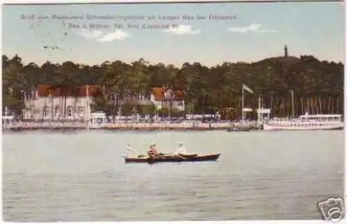 18459 Ak Gruß vom Restaurant bei Cöpenick 1924