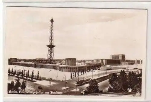 14049 Ak Berlin Ausstellungshallen am Funkturm 1954