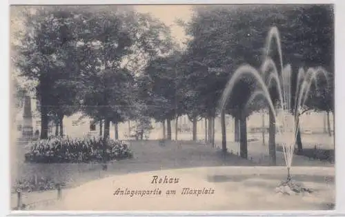 75843 AK Rehau - Anlagenpartie am Maxplatz 1901