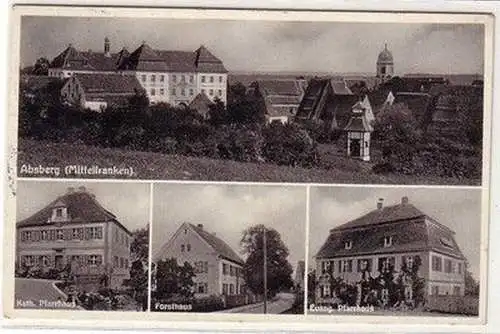 59617 Mehrbild Ak Absberg (Mittelfranken) Forsthaus usw. um 1940