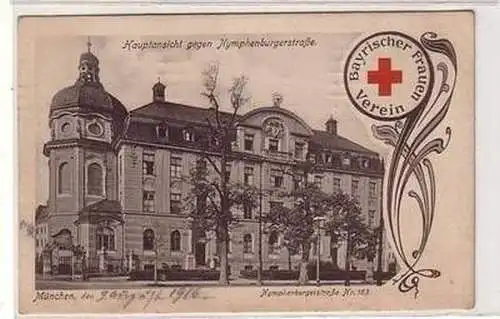 58027 Feldpost Ak München Nymphenburgerstrasse Nr.163, 1916