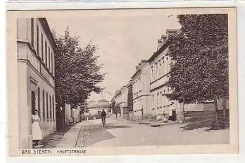 37834 Ak Bad Steben Hauptstrasse um 1910