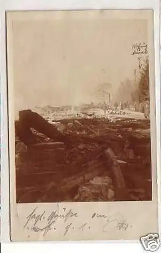 33311 Foto Ak Coburg Unwetterkatastrophe 1914