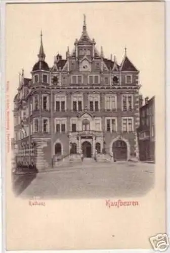 17351 Präge Ak Kaufbeuren Rathaus um 1900