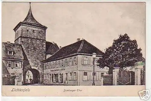 17578 Ak Lichtenfels Bamberger Thor um 1910