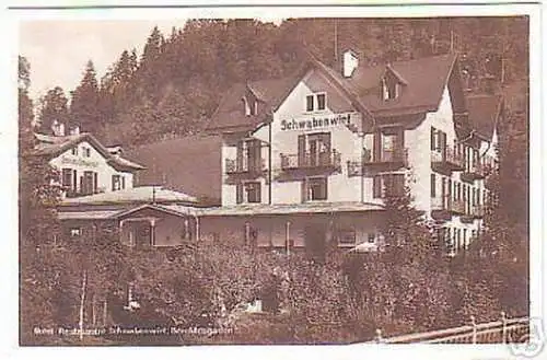 10783 Ak Berchtesgaden Hotel Schwabenwirt um 1940