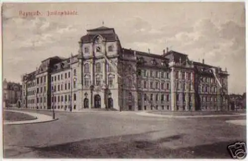 12991 Ak Bayreuth Justizgebäude 1908