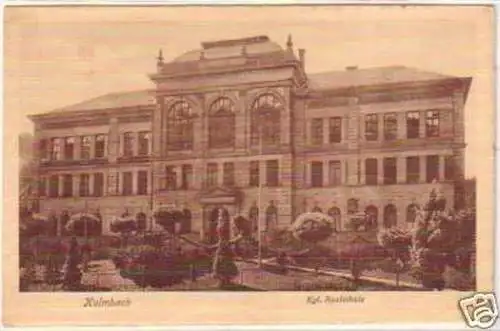 21072 Ak Kulmbach königliche Realschule um 1930