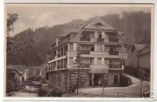 17001 Ak Berneck Hotel Bube mit Restaurant um 1920