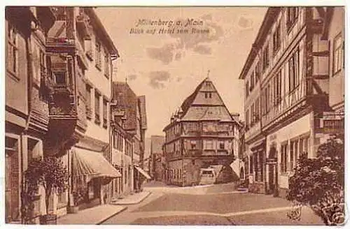 09893 Ak Miltenberg am Main Hotel zum Riesen um 1930